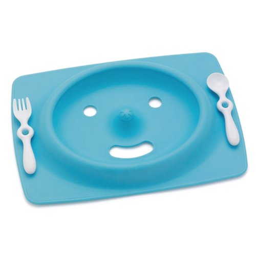skip hop feeding mat - sky blue