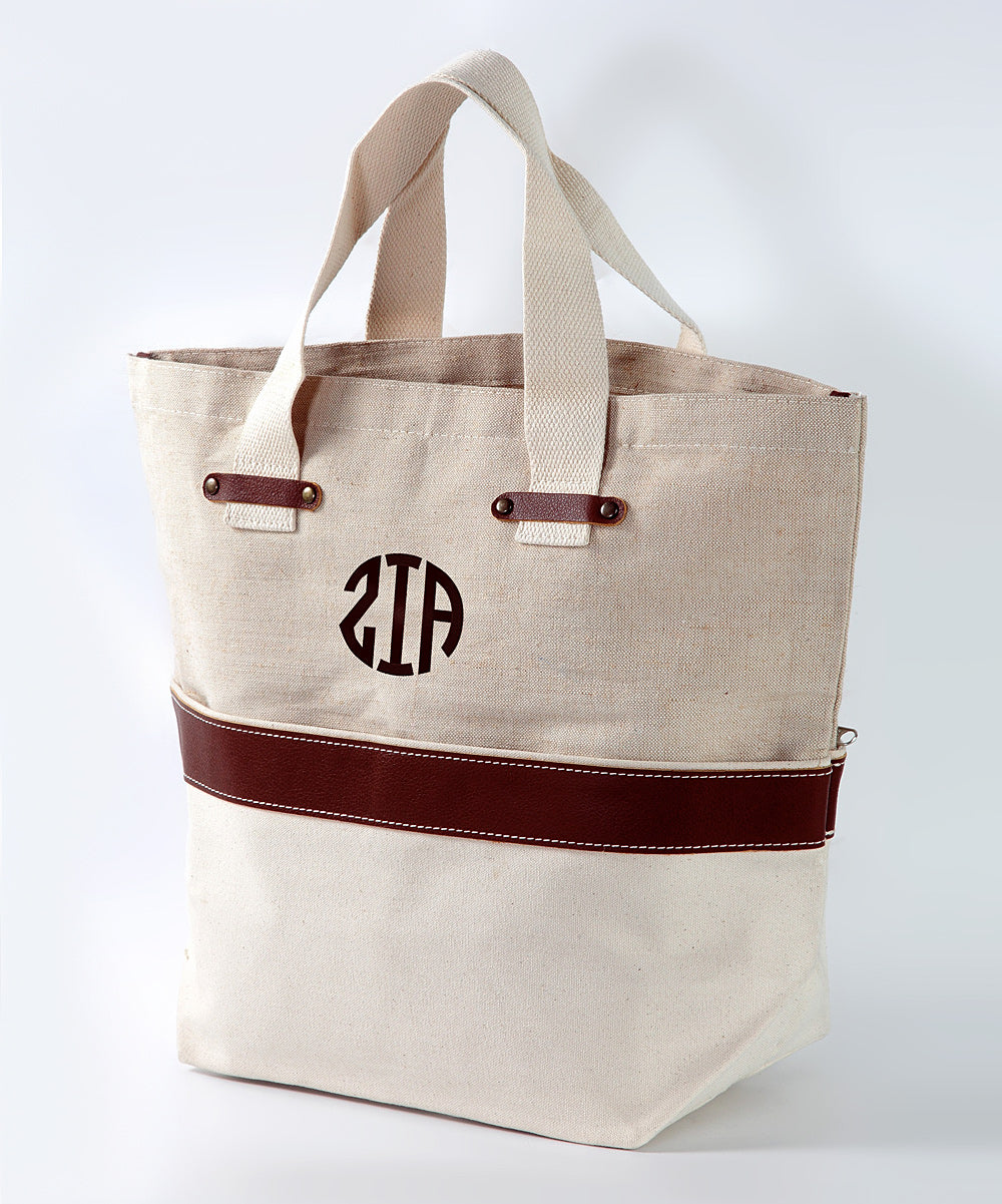 smart carry all natural jute tote
