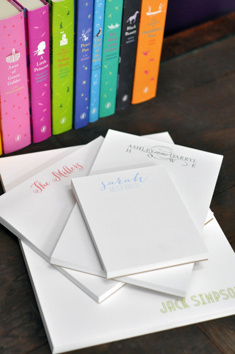 square note pad