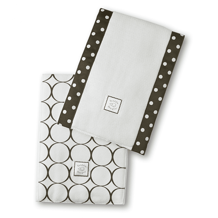 ultimate swaddling blanket by swaddle designs - brown mod on white