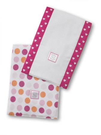 ultimate swaddling blanket by swaddle designs - fuschia hearts