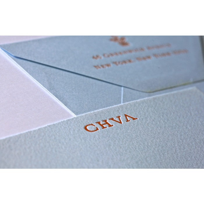 powder blue note cards