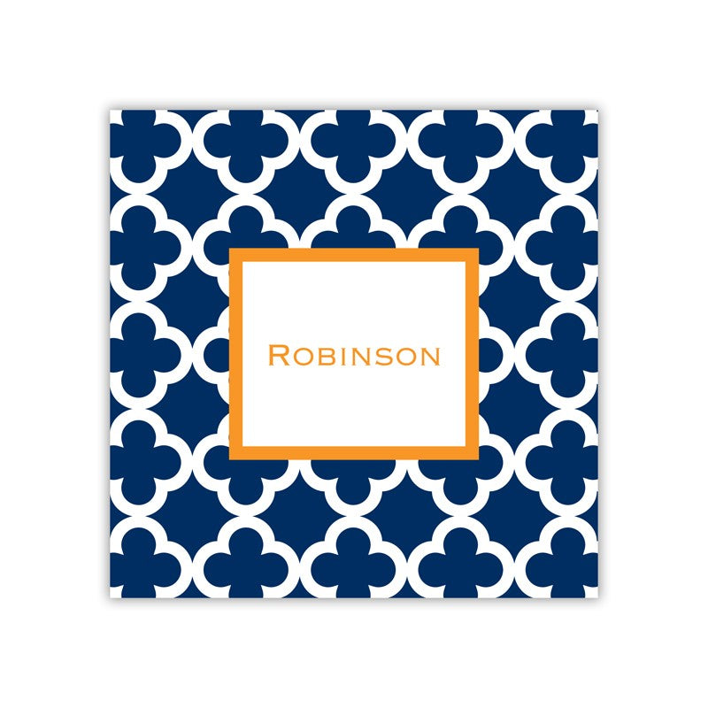 bristol tile navy square paper coaster set of 50