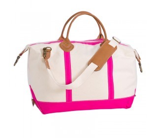 weekender bag - hot pink
