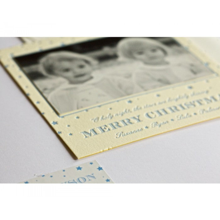 7 square 2012 holiday card