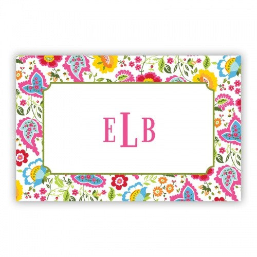 Bright Floral Disposable Placemat