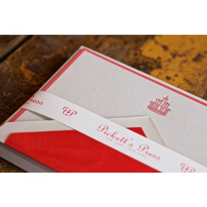 pagoda note cards