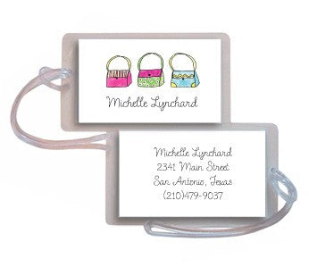 personalized luggage tags  handbag haven