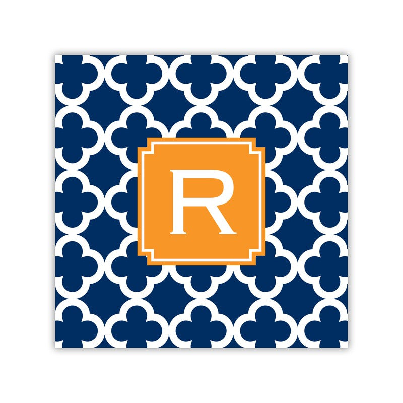 bristol tile navy square paper coaster set of 50