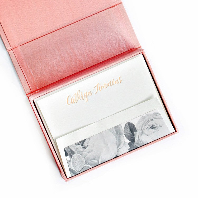 petite blush silk stationery box - p3