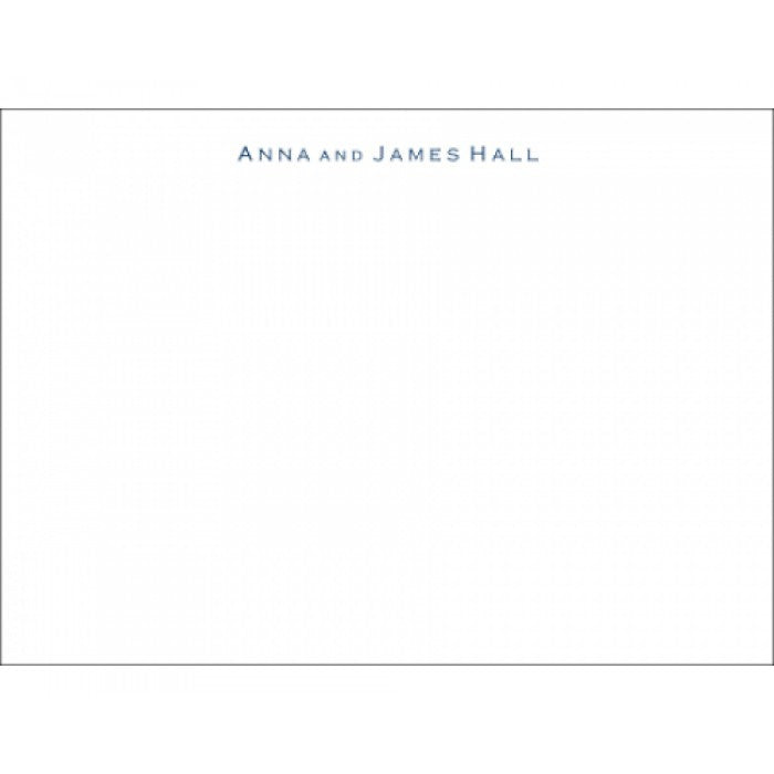 anna & james social stationery