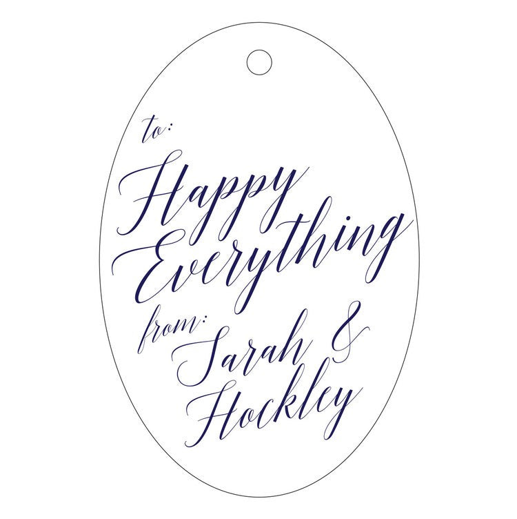 haute papier letterpress gift tag t50