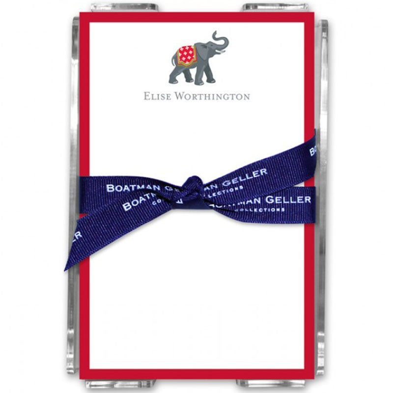 boatman geller elephant holiday notepad