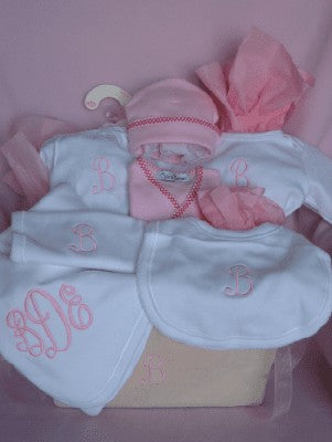luxuries baby layette gift basket