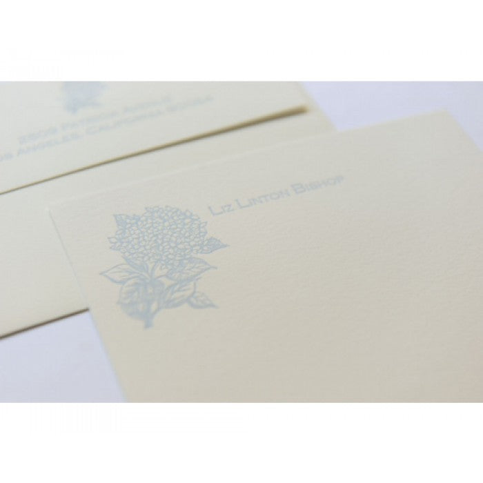 hydrangea note cards
