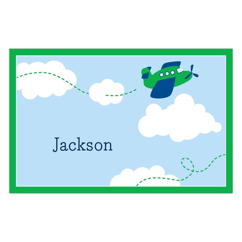 boatman geller airplane disposable placemats