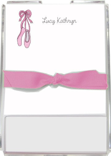 personalized memo sets  ballerina girl