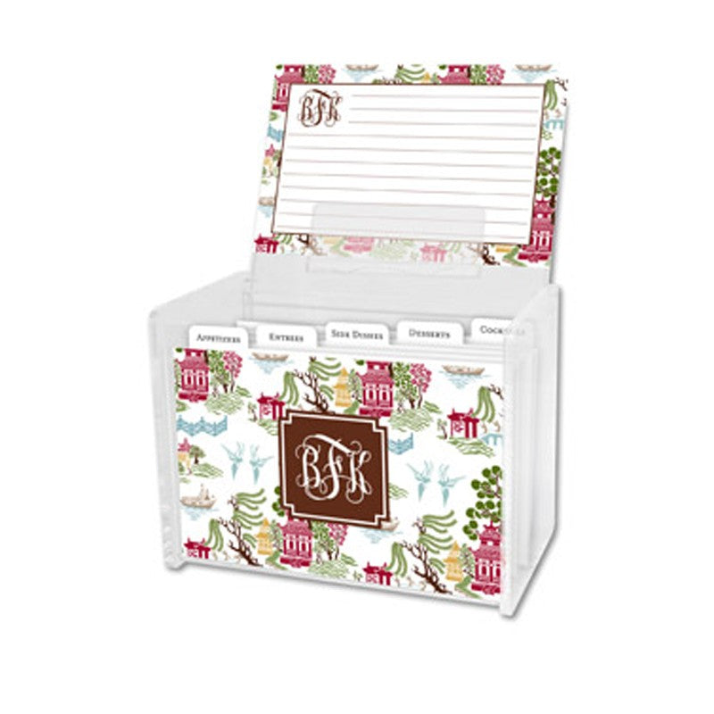 boatman geller chinoiserie autumn recipe box