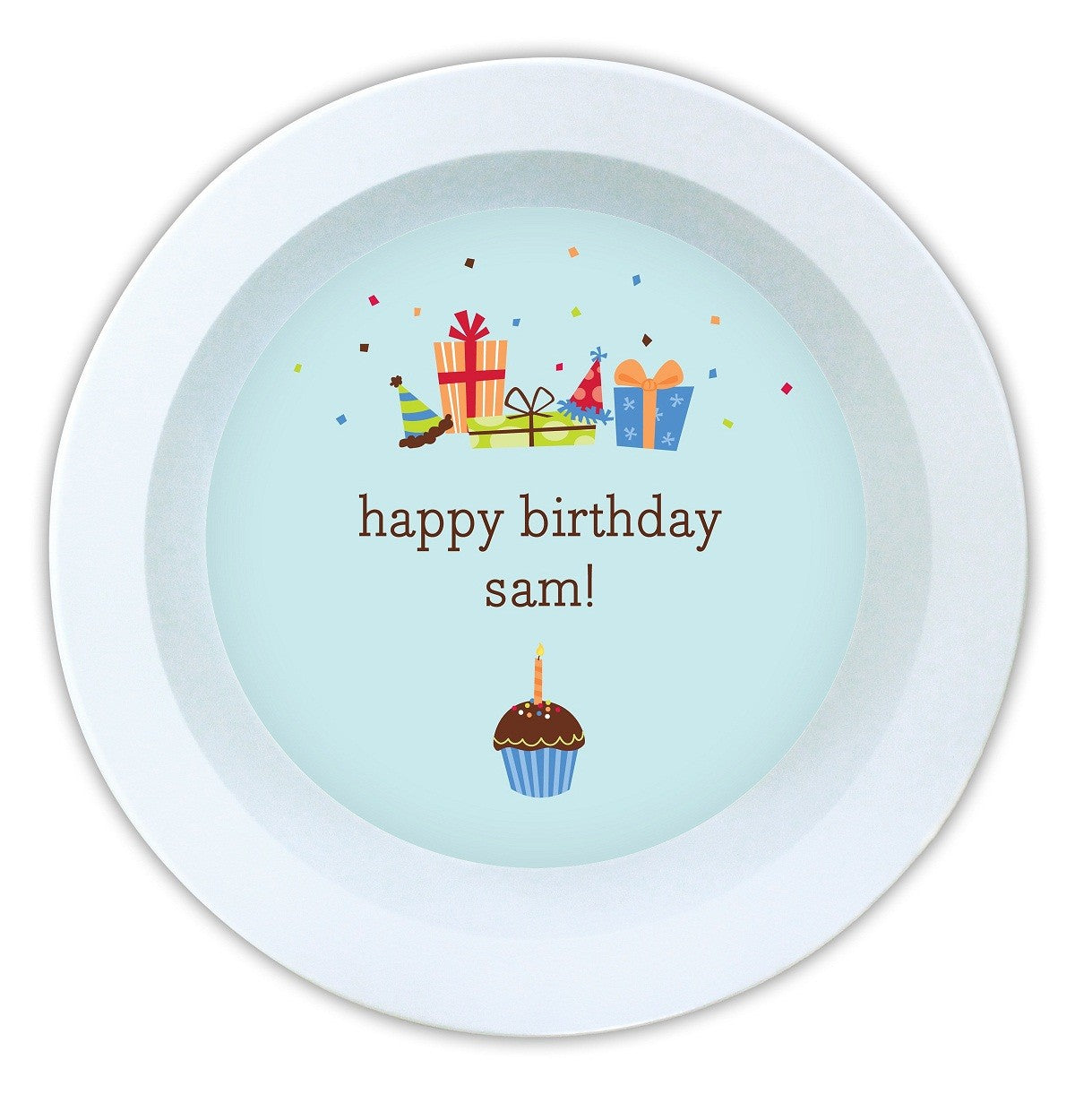 boatman geller birthday sky melamine bowl