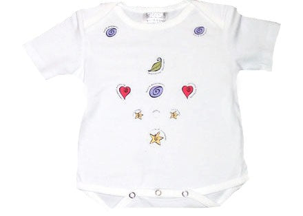 baby massage snuggie - summer short sleeve by touch of love