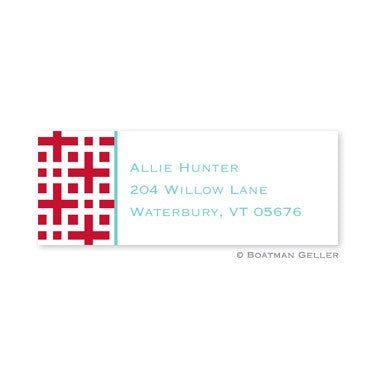 boatman geller lattice cherry address labels