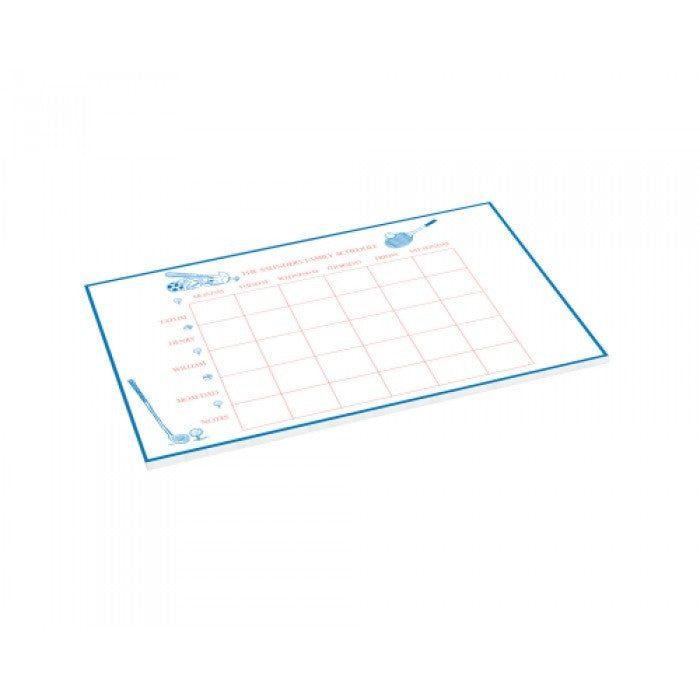 sports schedule pad