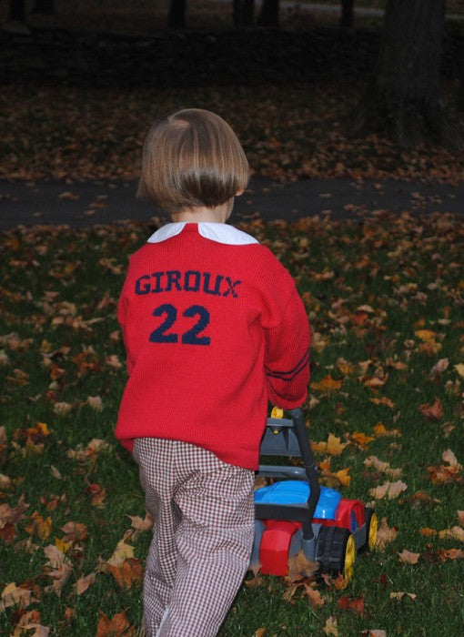 personalized hockey sweater