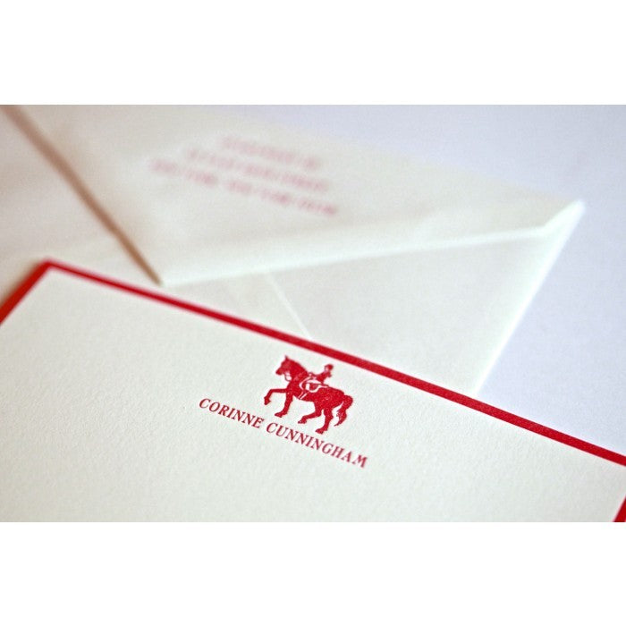 rider horse kid's stationery