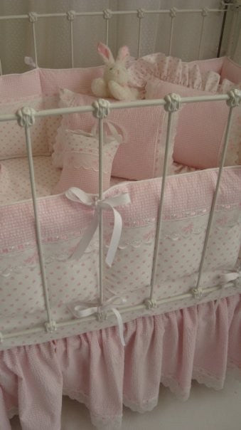 rosie hearts crib bedding
