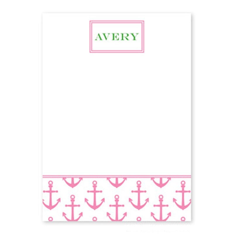 boatman geller anchors pink large flat