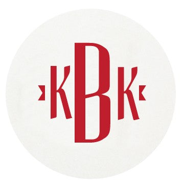 Personalized Letterpressed Coasters M83 By Haute Papier