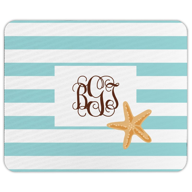 boatman geller stripe starfish mouse pad