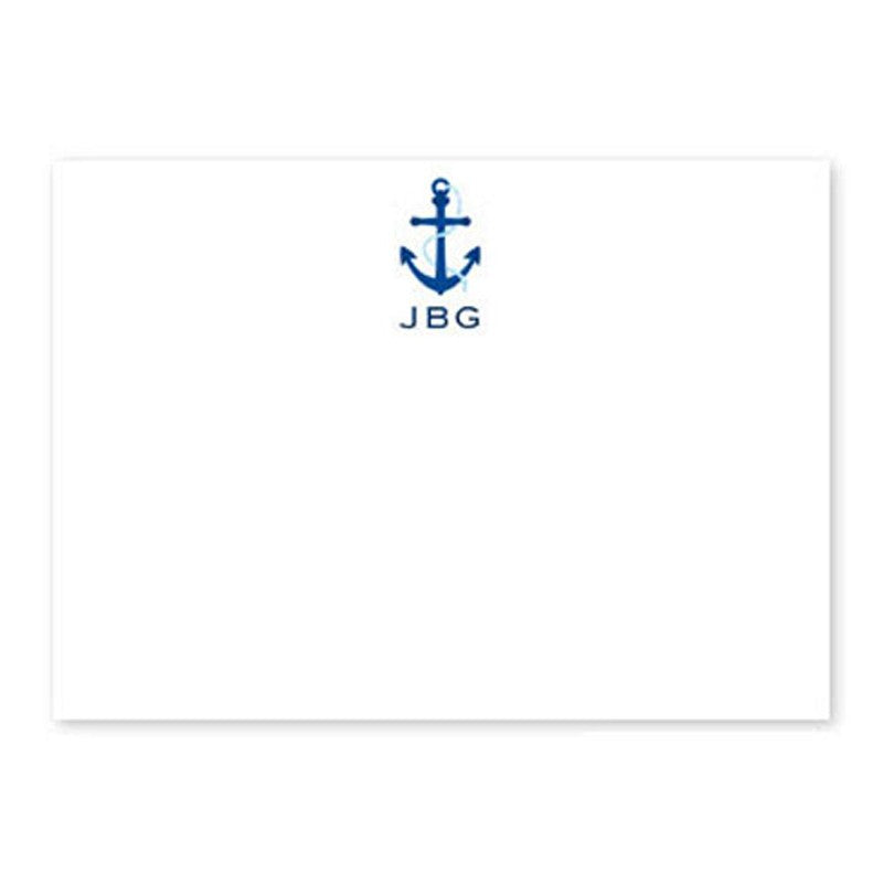 boatman geller icon anchor flat notecard