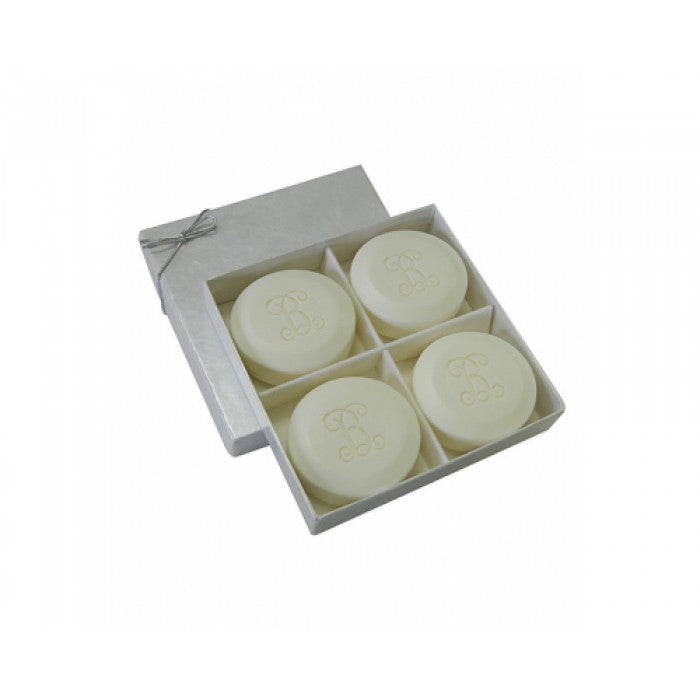 guest bar round soap set vine initial