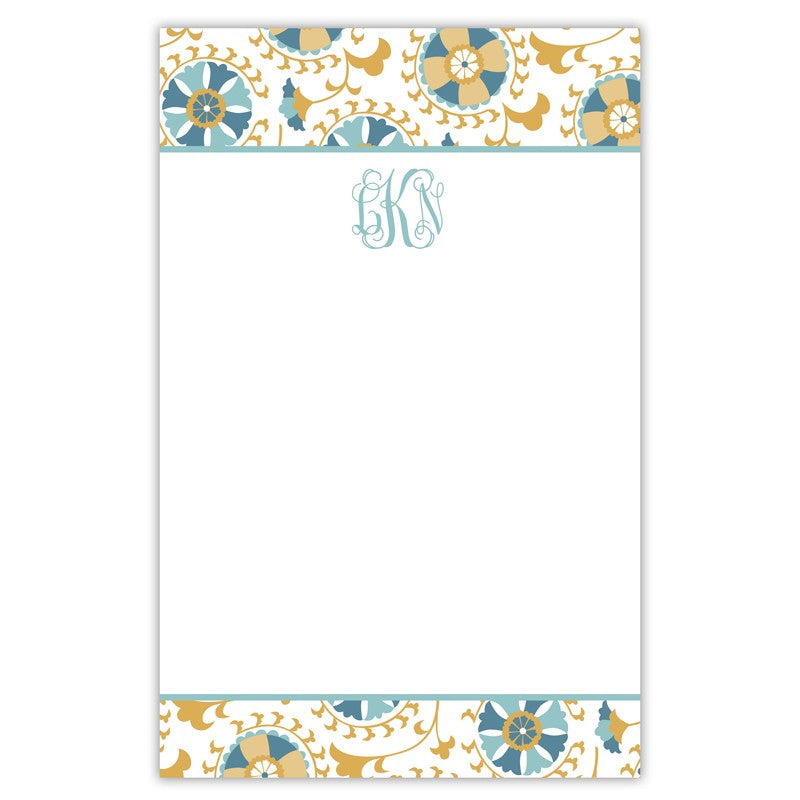 boatman geller suzani gold notepad