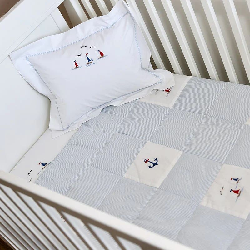 nautical crib quilt nautical