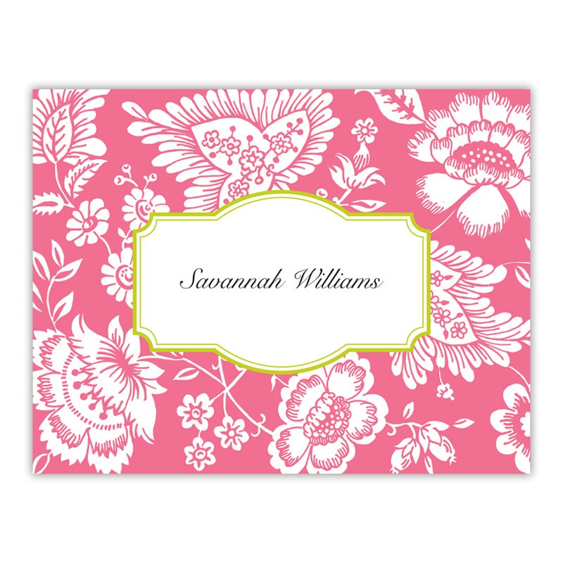 boatman geller savannah pink foldover note