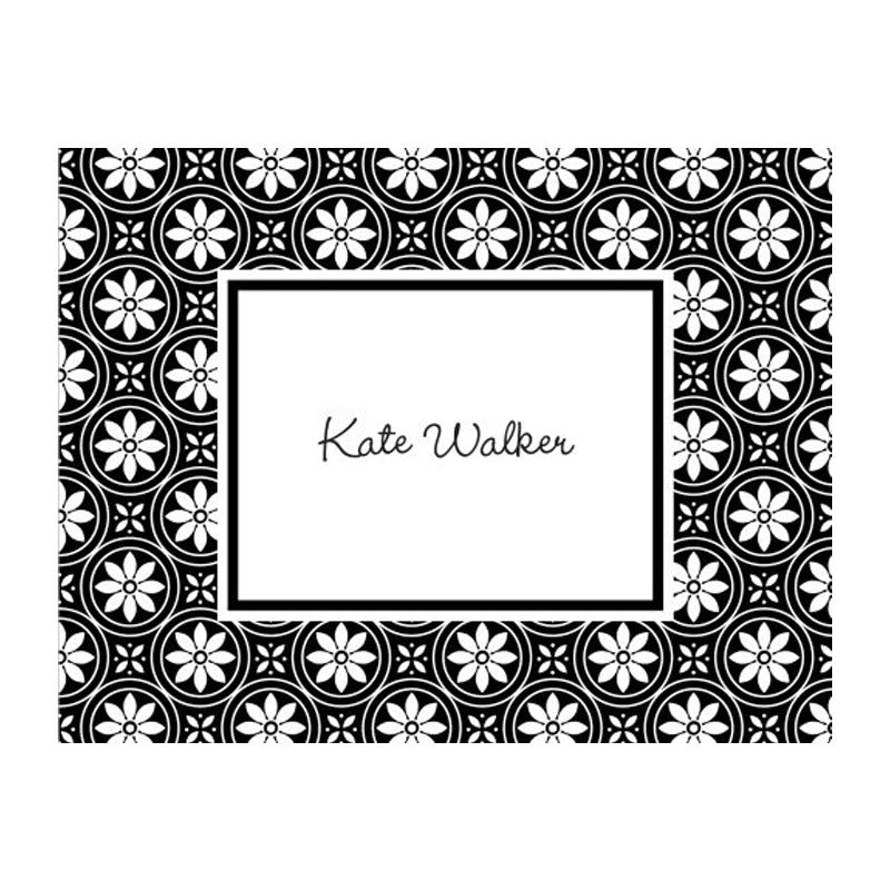boatman geller medallion black foldover note