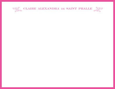 little flowers children's stationary