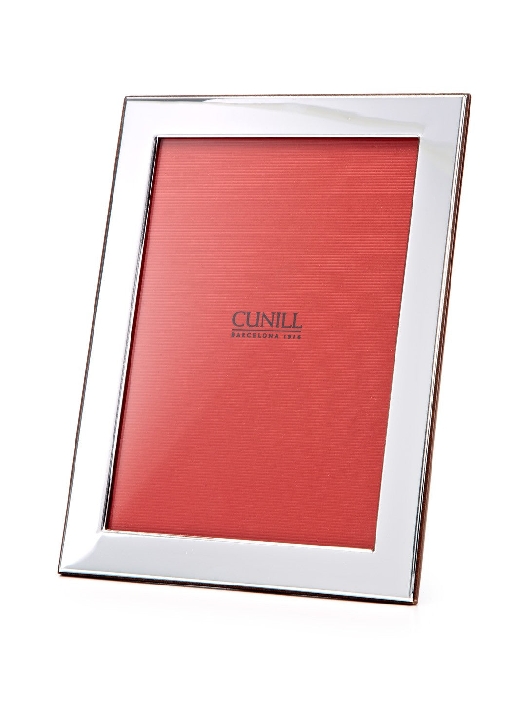 Plain Sterling Silver Border Frame 1/2" - Cunill Heirloom Baby Frame