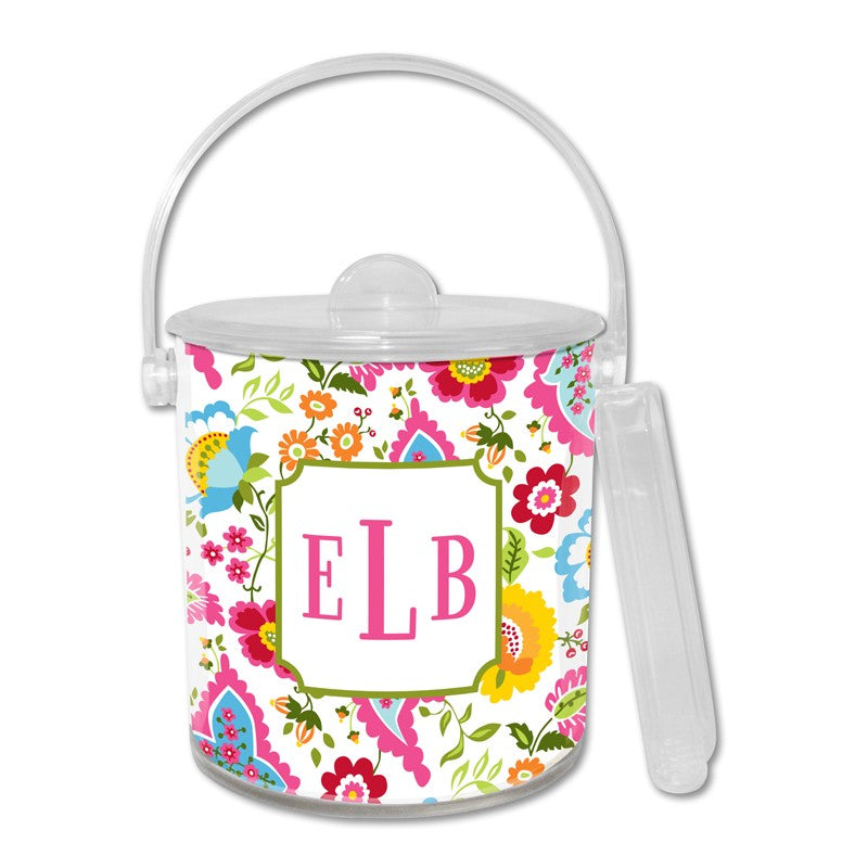 boatman geller bright floral ice bucket