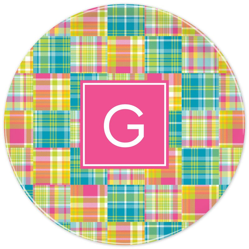 boatman geller madras patch bright plate