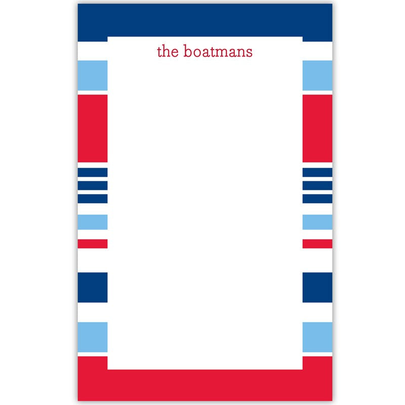 boatman geller espadrille nautical notepad