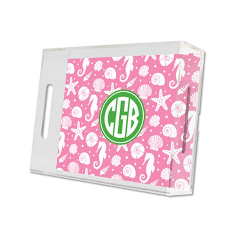 jetties bubblegum lucite tray - small