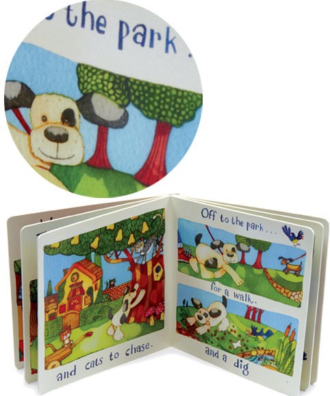 a very busy puppy book by jellycat