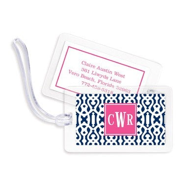 boatman geller cameron navy bag tags