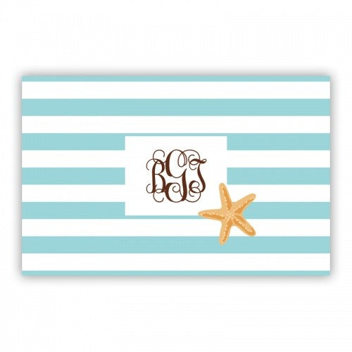 Stripe Starfish Disposable Placemat