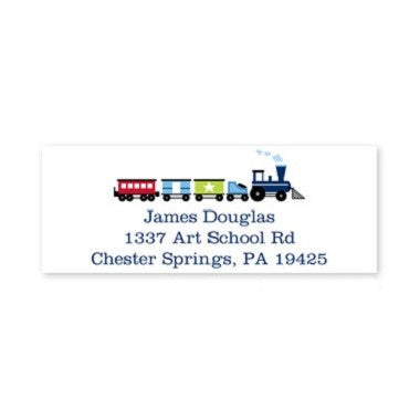 boatman geller choo choo train address labels