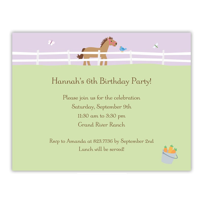 boatman geller horse small flat notecard