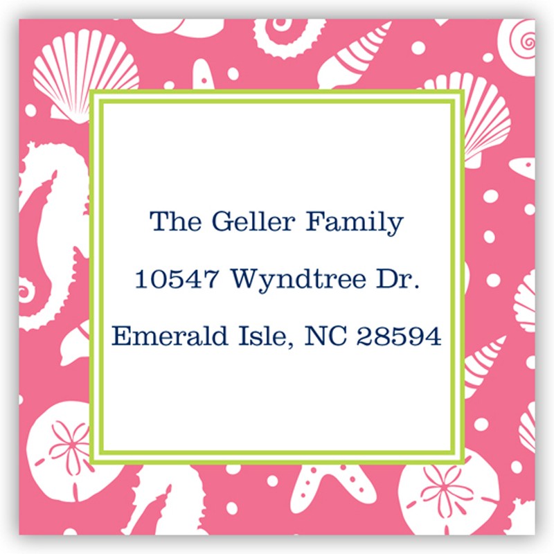 boatman geller jetties pink square sticker